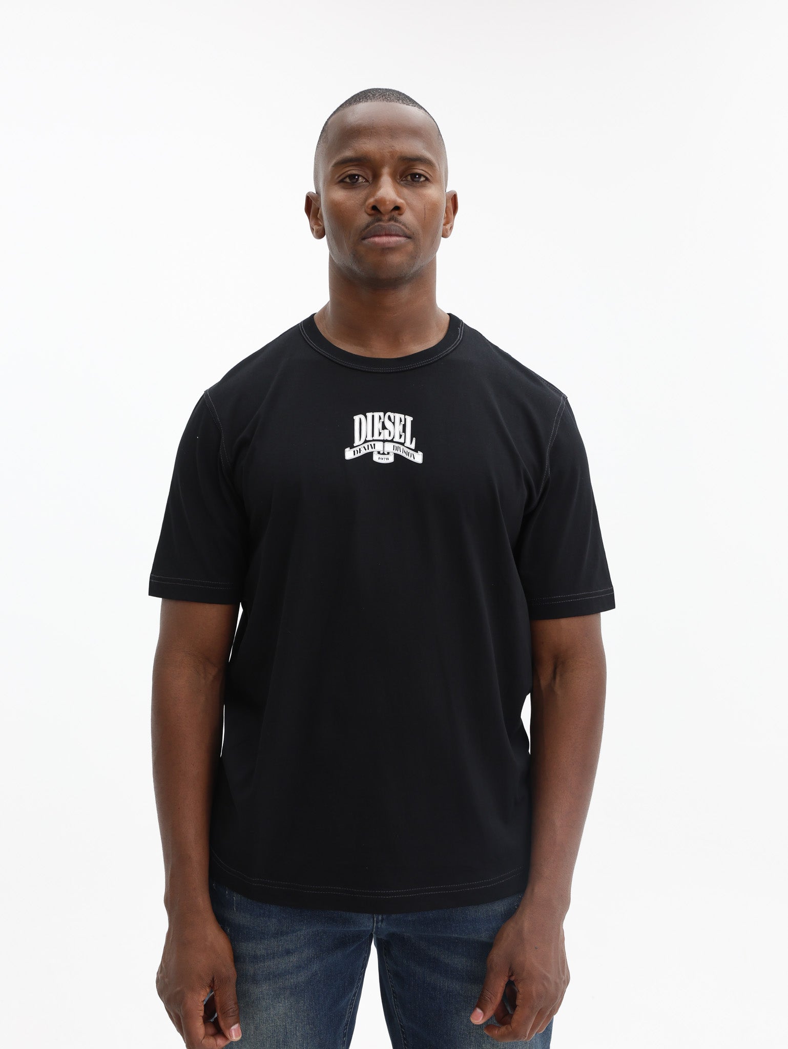 Diesel T-Shirt T-Adjust Logo Black